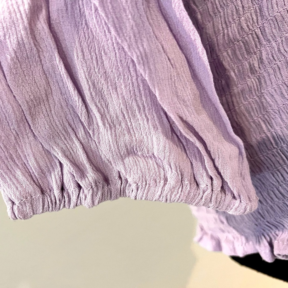 NOBO - lavender smocked top - cute!!! 💜 - Picture 9 of 14